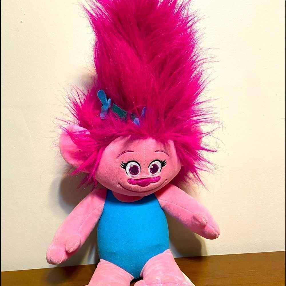 Authentic build a bear trolls poppy doll